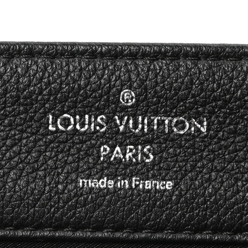 Louis Vuitton Soft Calfskin Lockme II Top Handle Vanille Black
