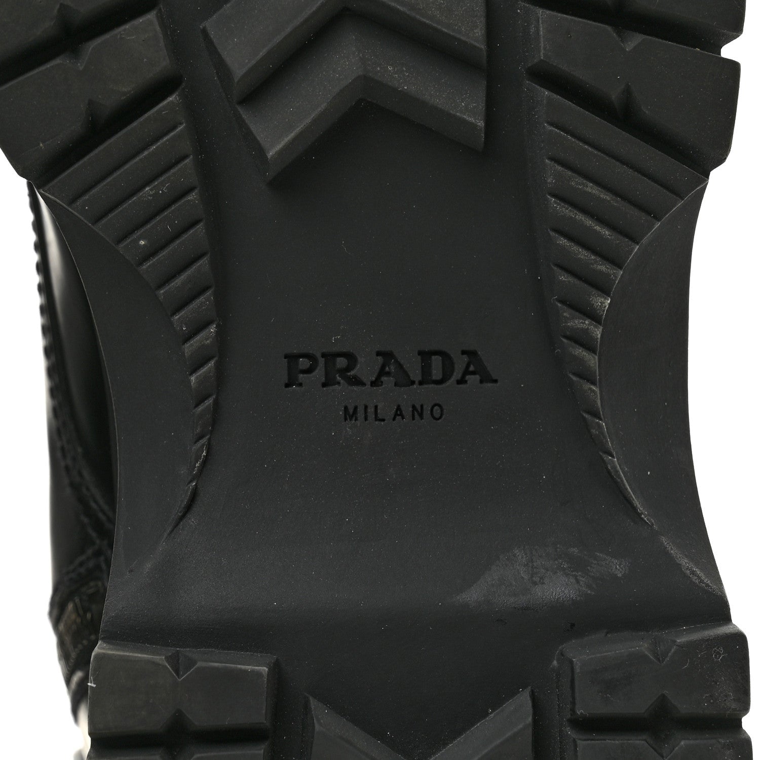 Prada Spazzolato Chocolate 50mm Combat Boots 36.5 Black