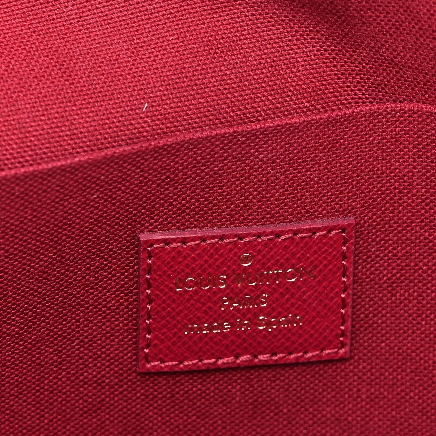 Louis Vuitton Monogram Pochette Felicie Chain Wallet Fuchsia
