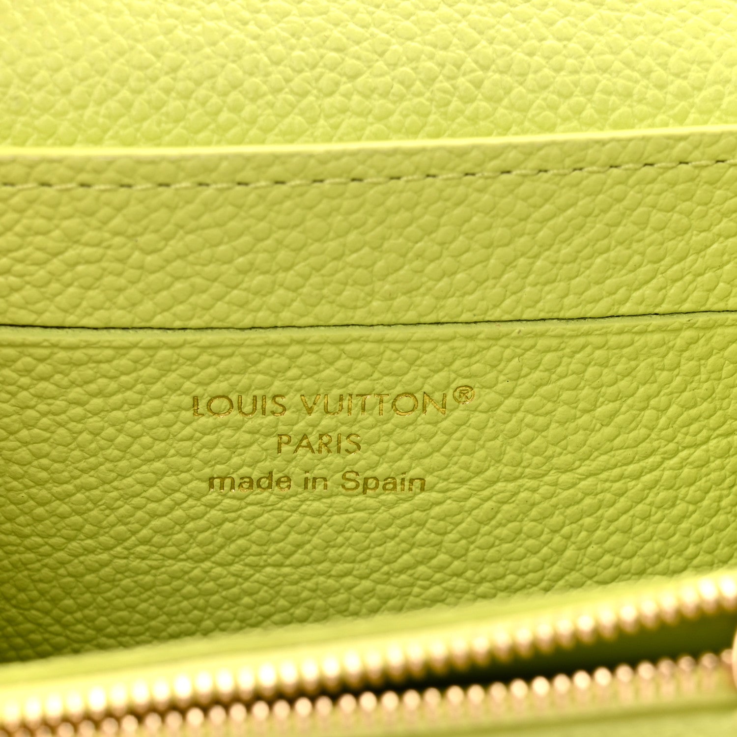Louis Vuitton Empreinte Rosalie Coin Purse Zesty Lime