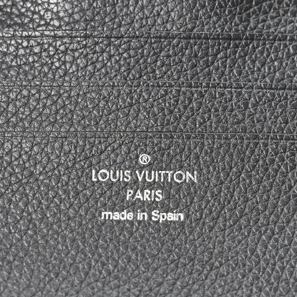 Louis Vuitton Calfskin Nano Lockme Bucket Black