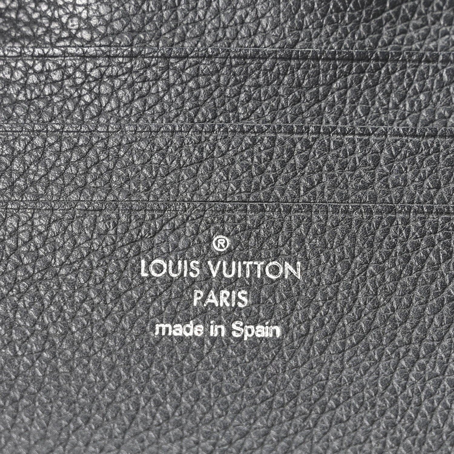 Louis Vuitton Calfskin Nano Lockme Bucket Black