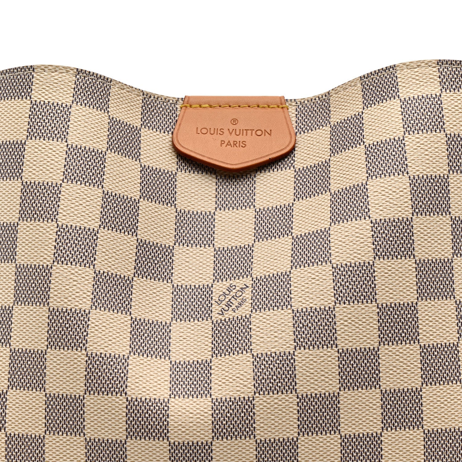 Louis Vuitton Damier Azur Graceful MM Rose Ballerine