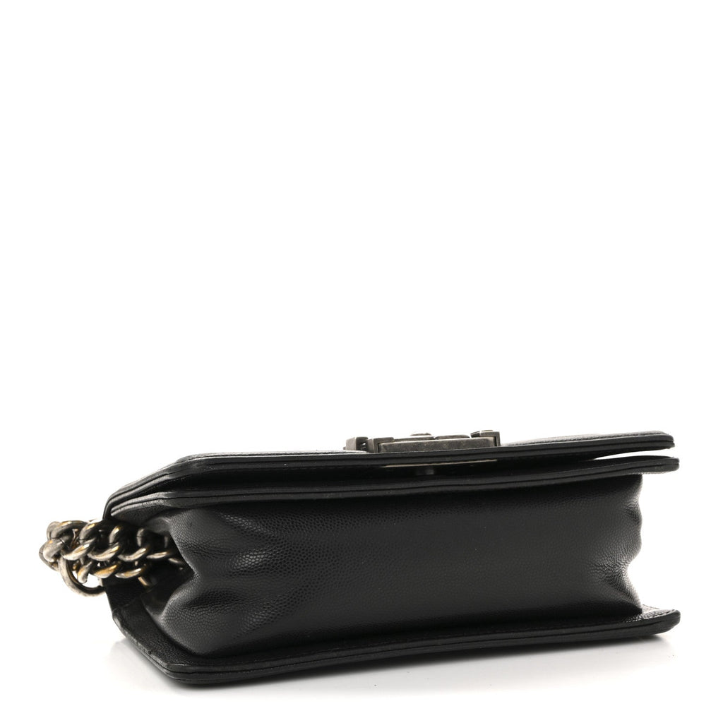 Chanel Caviar Quilted Small Boy Flap Black
