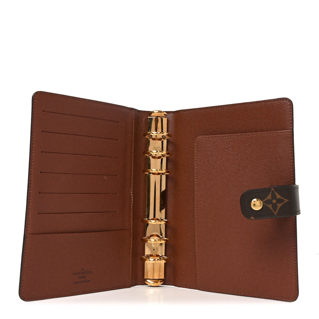 Louis Vuitton Monogram Medium Ring Agenda Cover