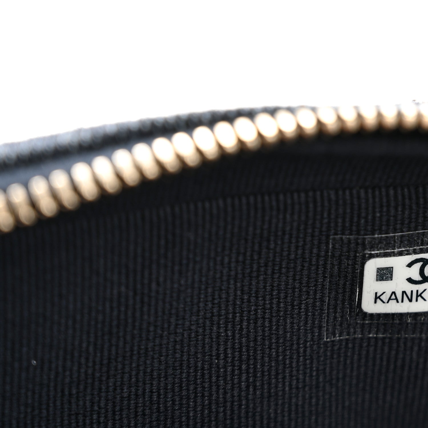 Chanel Denim Quilted Clutch With Chain Dark Blue Orange
