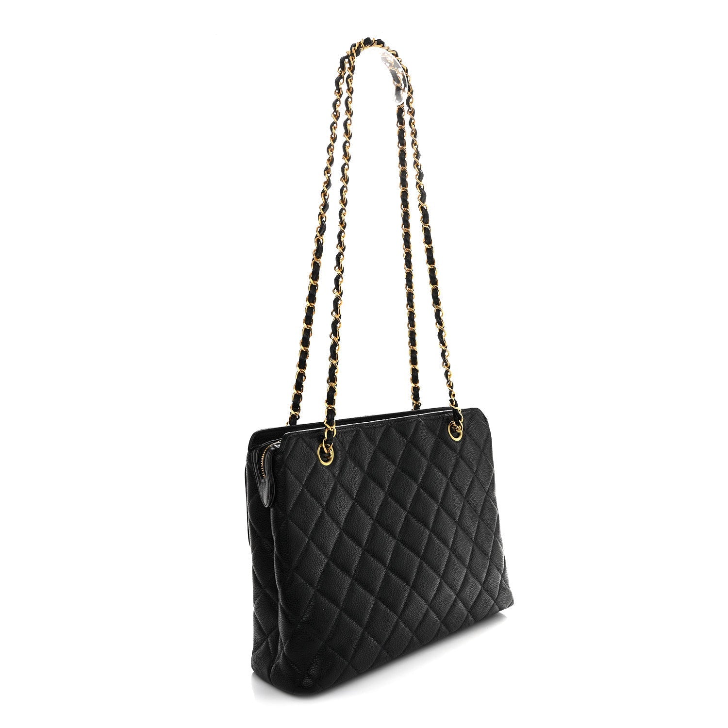 Chanel Caviar Quilted Flap Shoulder Bag Black