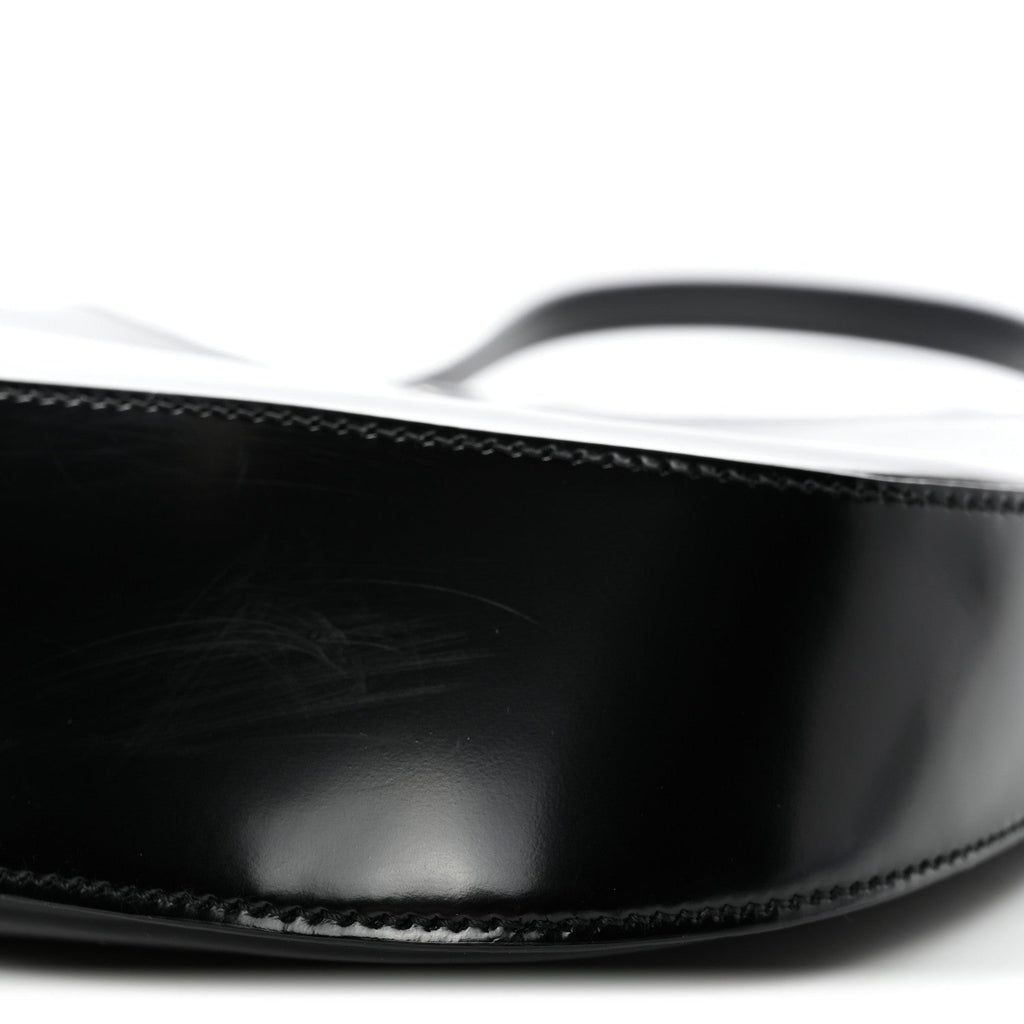 Prada Spazzolato Cleo Shoulder Bag Black