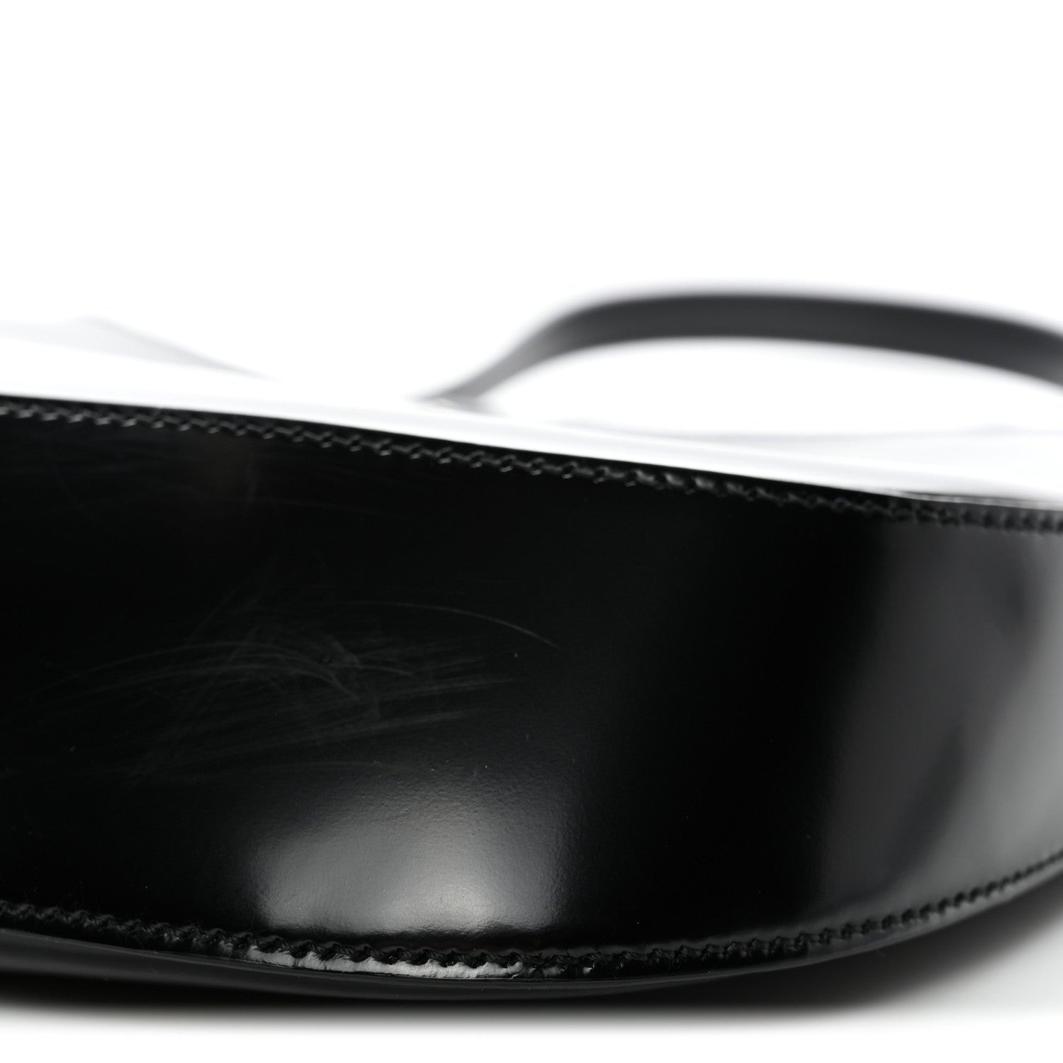 Prada Spazzolato Cleo Shoulder Bag Black