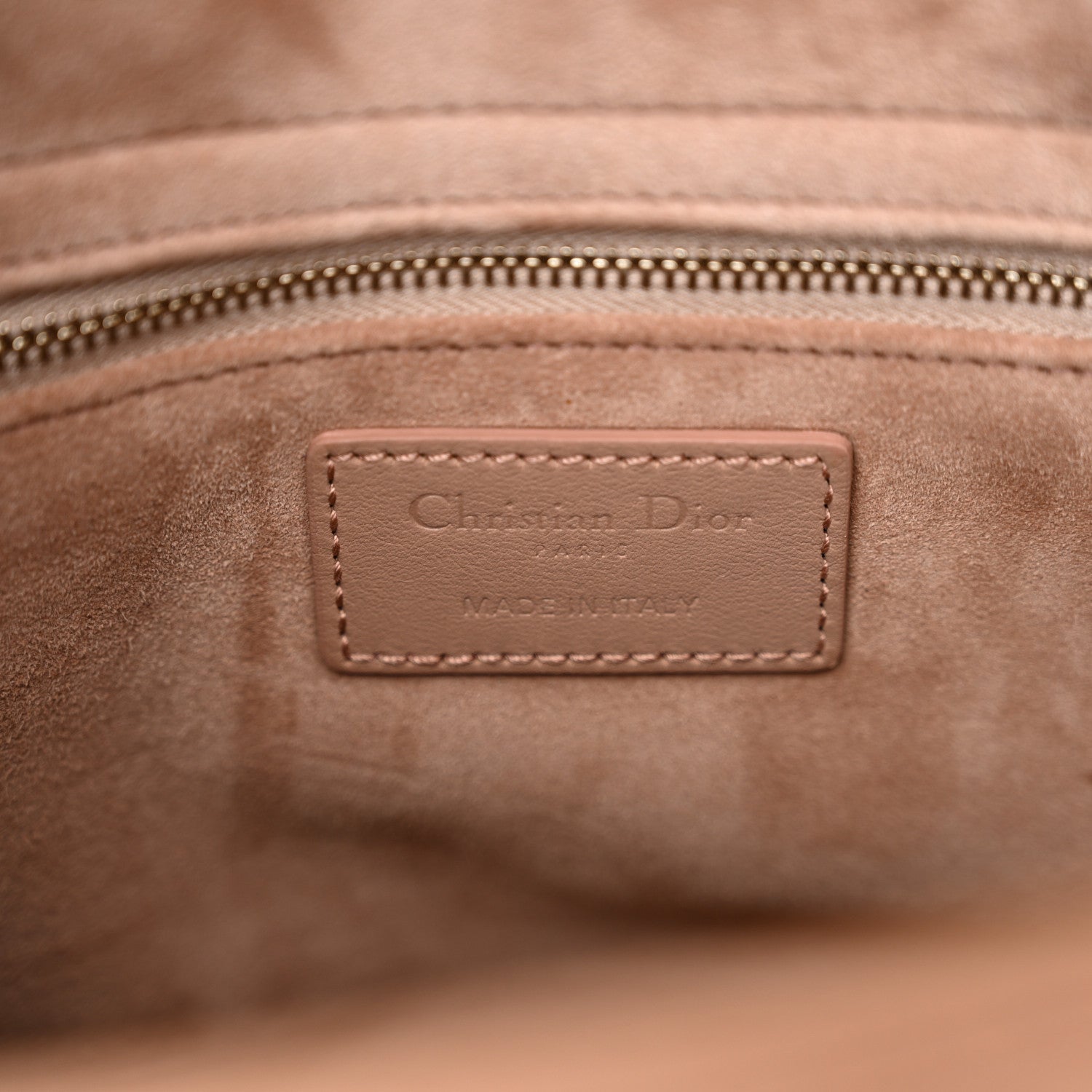 Christian Dior Ultra Matte Calfskin Cannage Medium Lady Dior Beige
