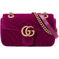 Gucci Quilted GG Mini Marmont Matelassé Crossbody Bag