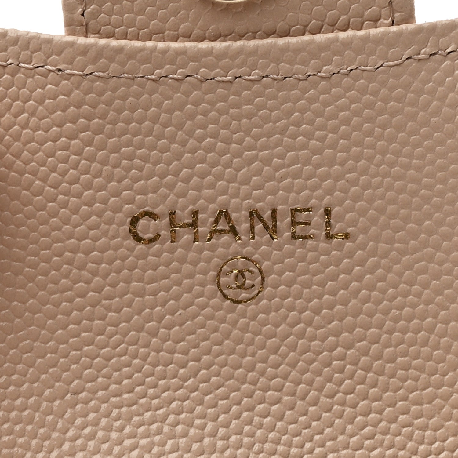 Chanel Caviar Quilted Mini Chain Belt Bag Light Beige