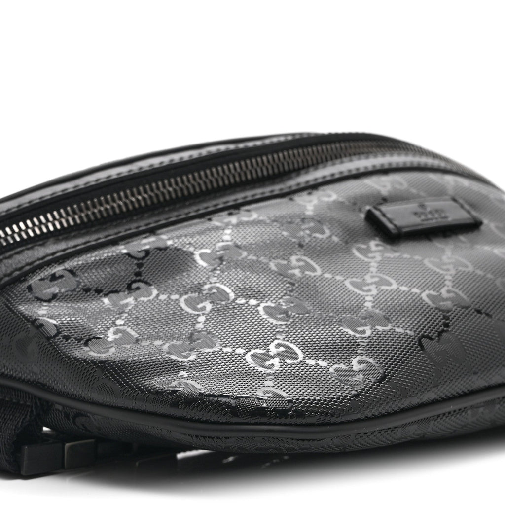 Gucci Imprime Monogram Belt Bag Black