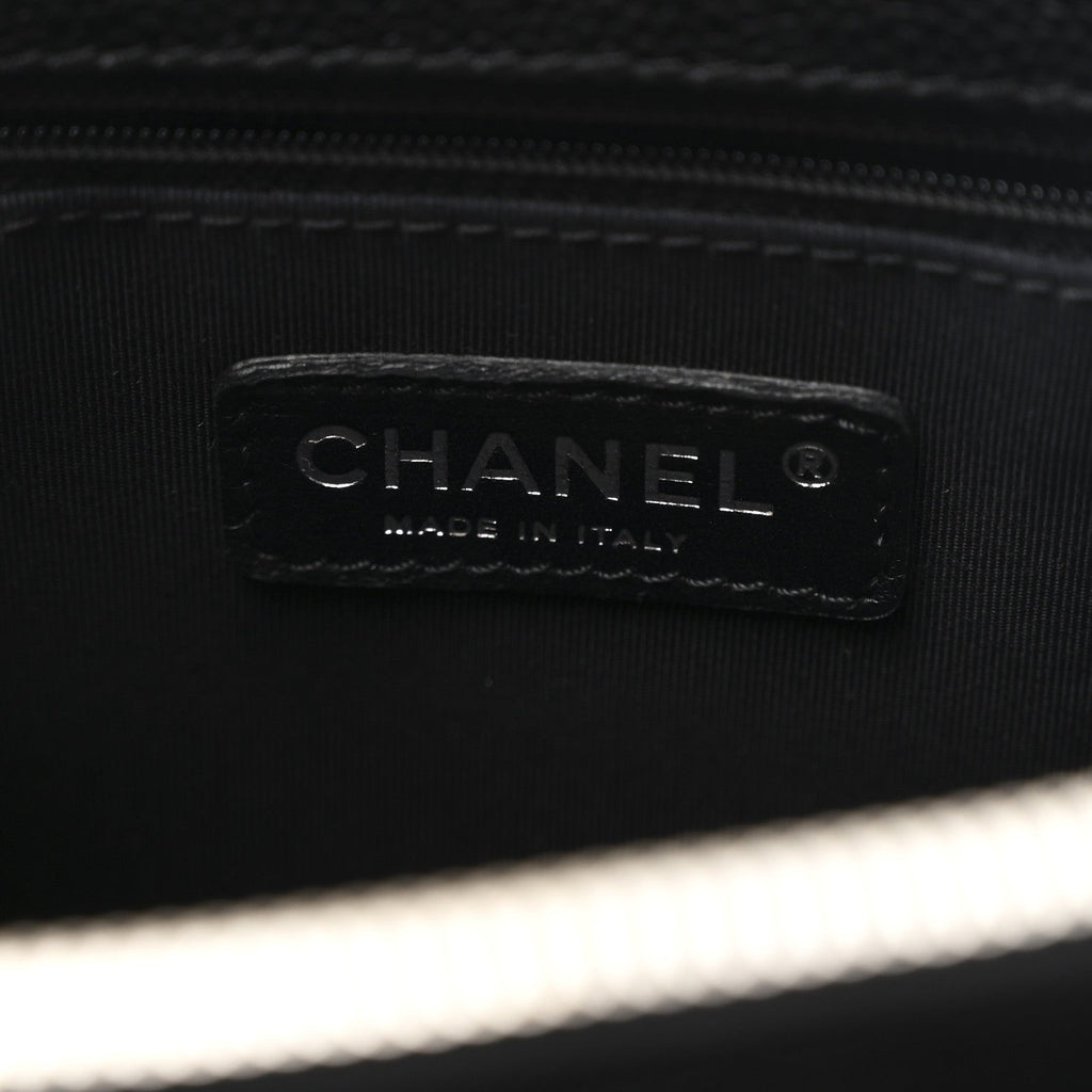 Chanel Caviar Quilted Grand Shopping Tote GST Black