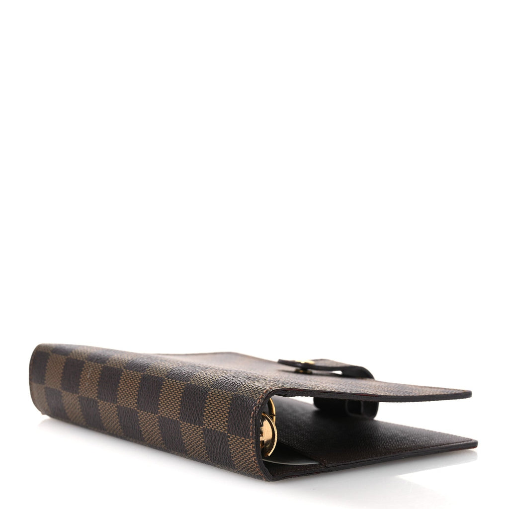 Louis Vuitton Damier Ebene Medium Ring Agenda Cover