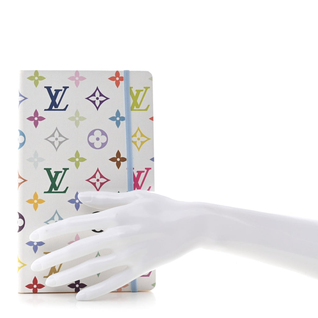 Louis Vuitton LV x TM Monogram Multicolor Jane Notebook MM White