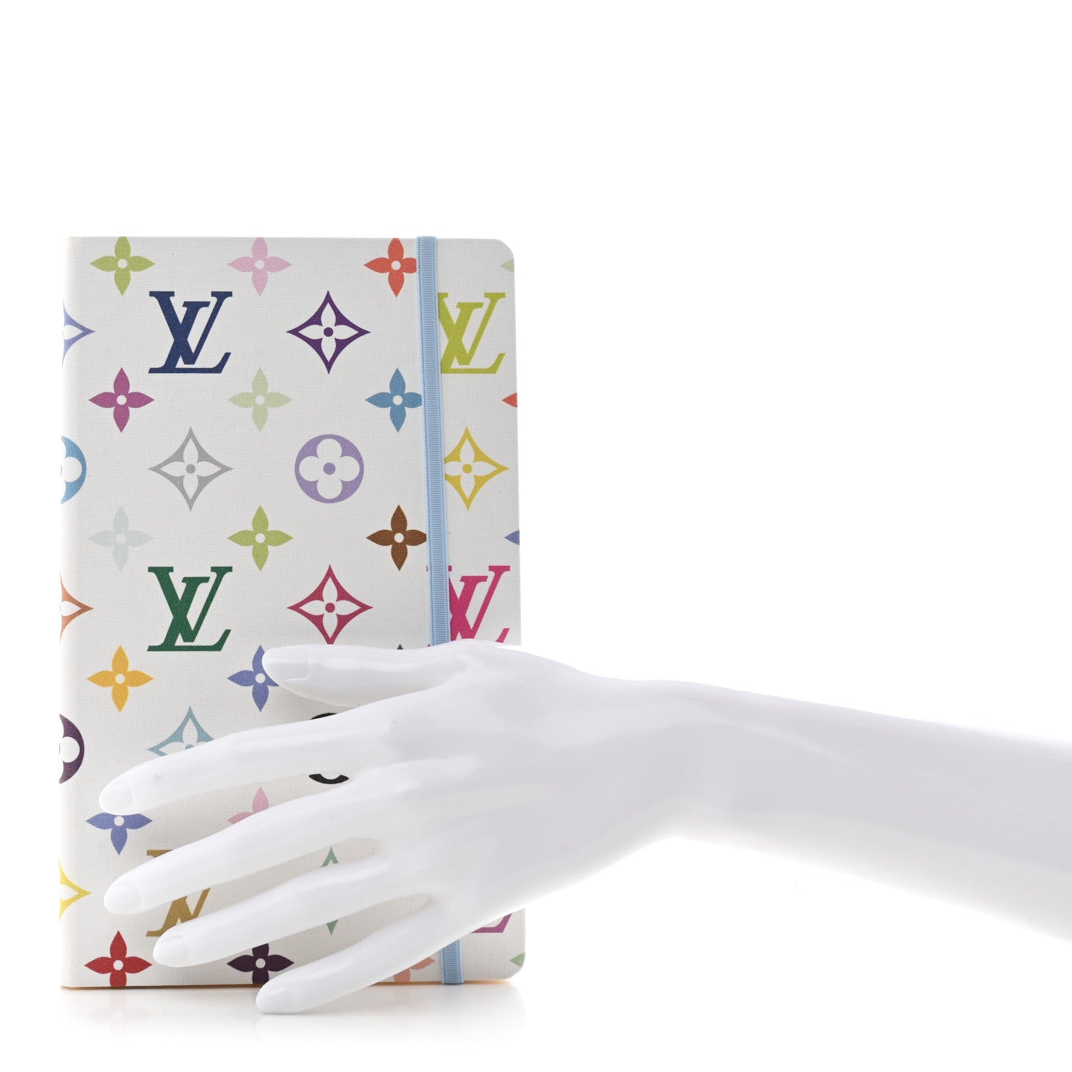 Louis Vuitton LV x TM Monogram Multicolor Jane Notebook MM White