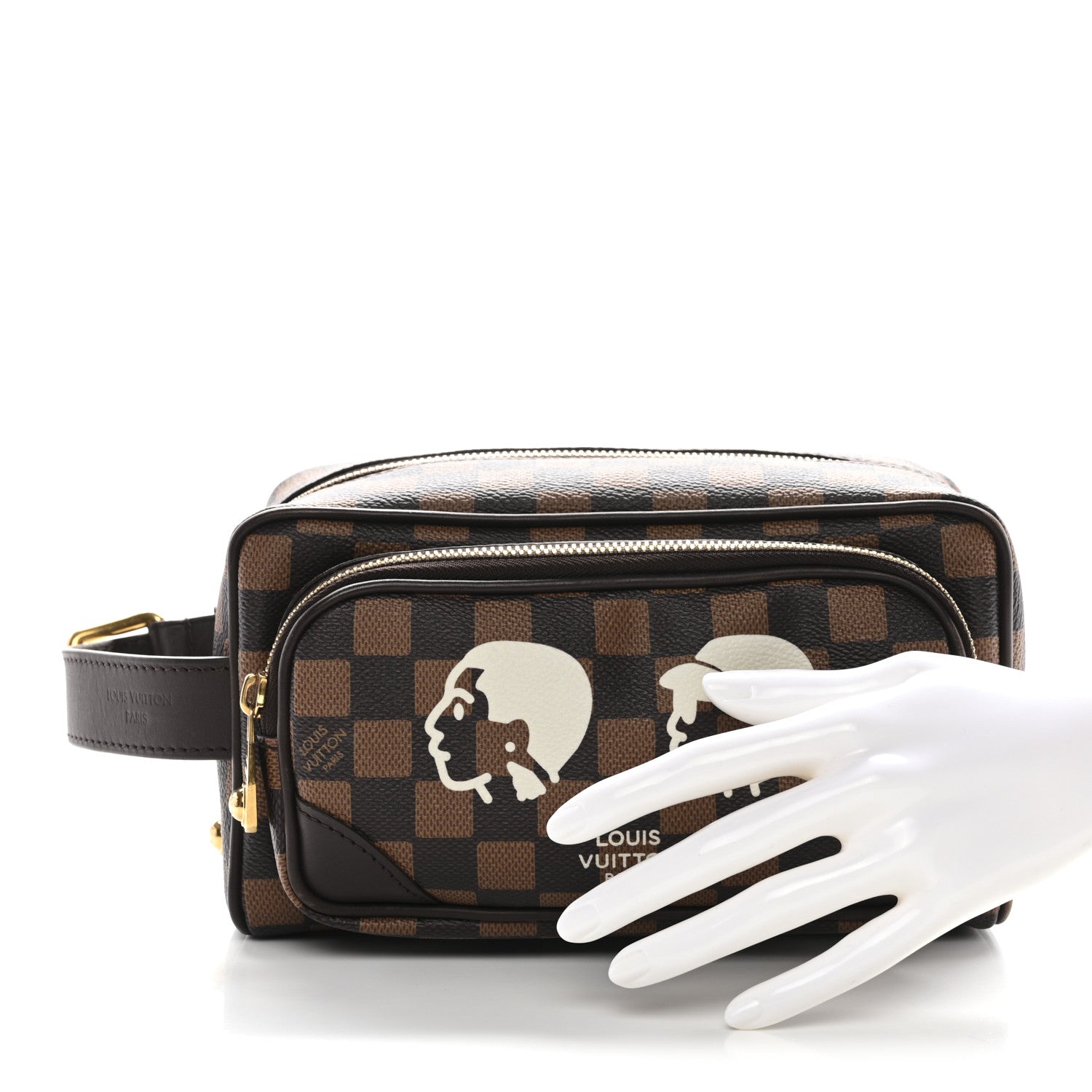 Louis Vuitton Damier Phriendship Dopp Kit Toilet Pouch