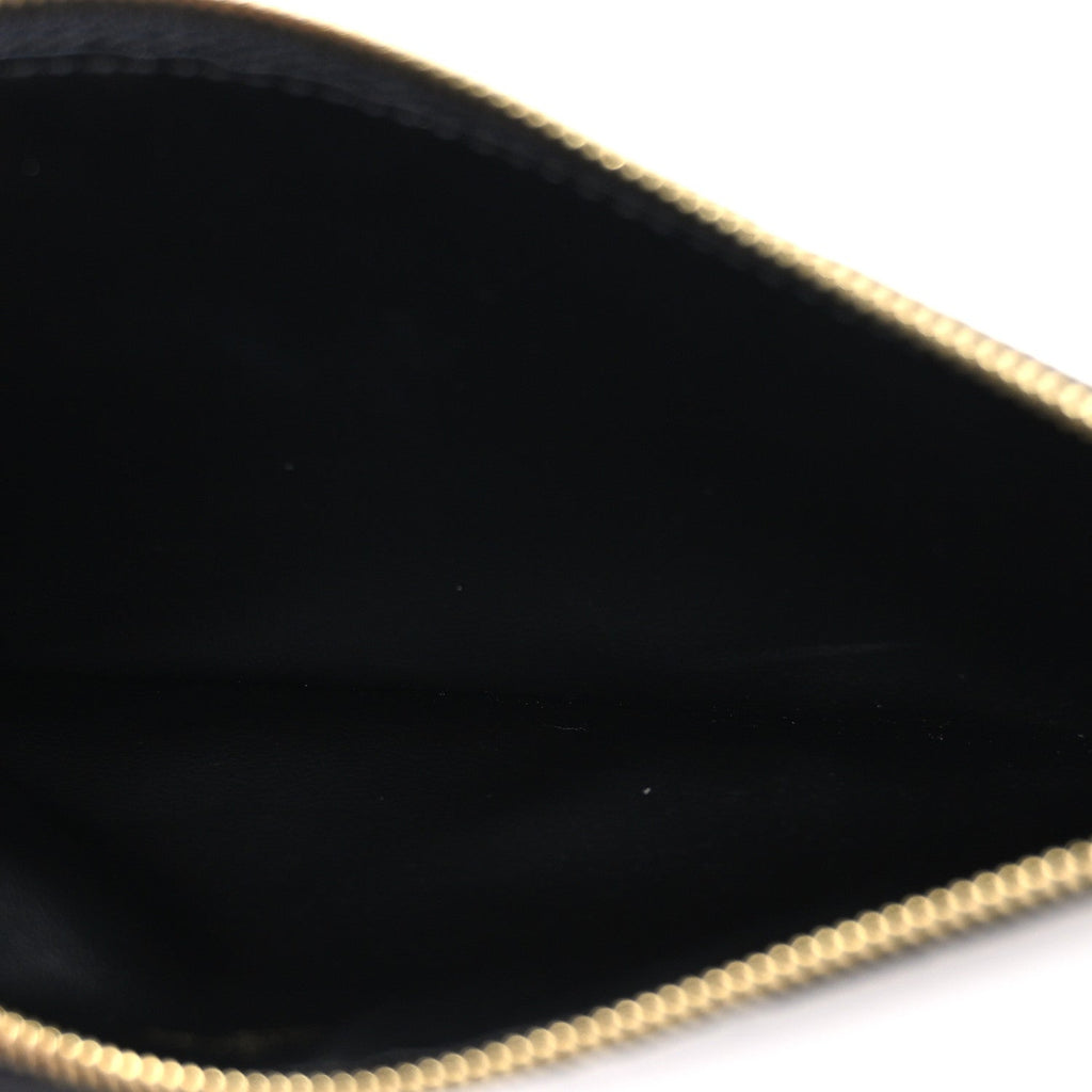 Louis Vuitton Empreinte Felicie Chain Wallet Zippered Insert Black