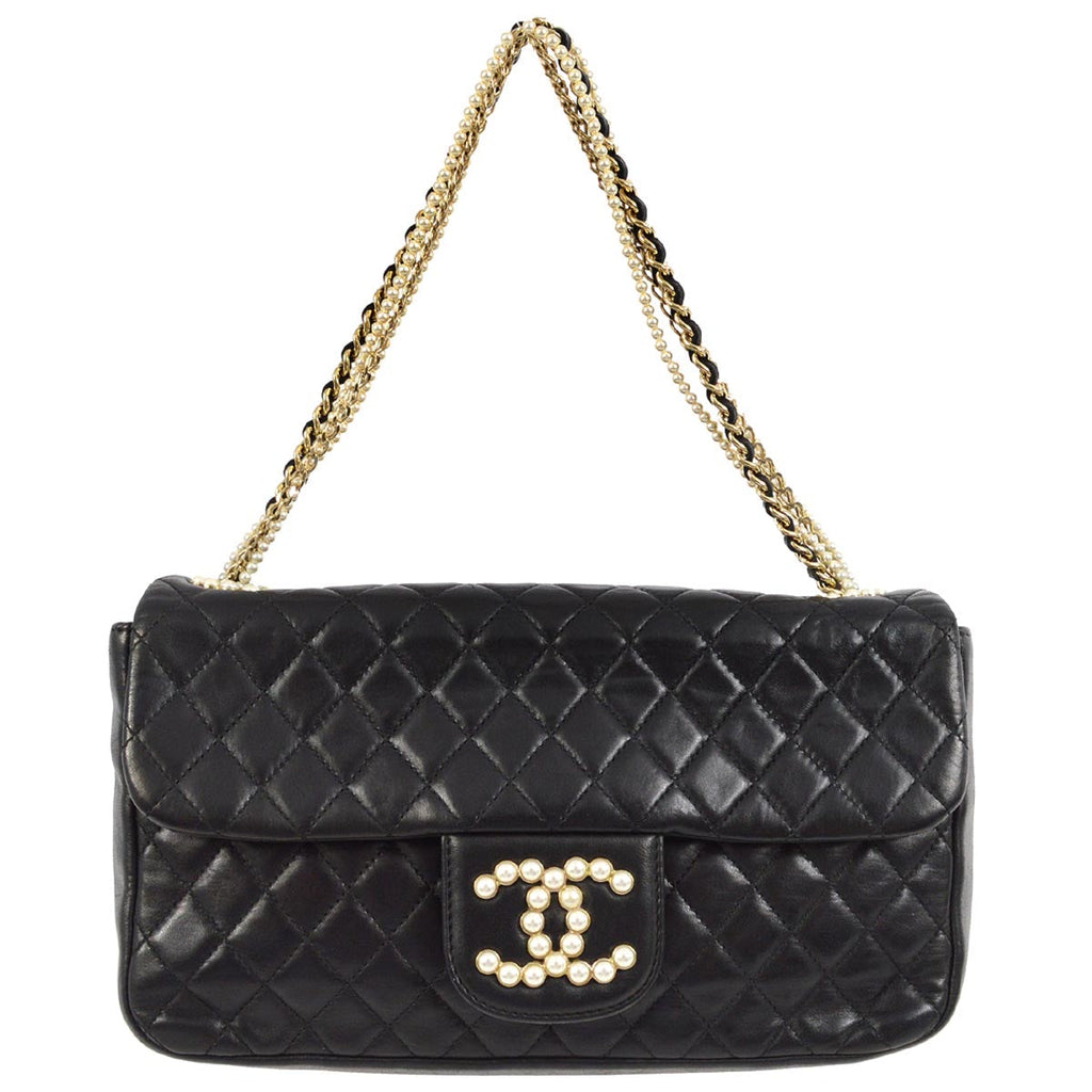 Chanel 2010-2011 Black Lambskin Westminster Chain Handbag