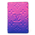 Louis Vuitton Taurillon Illusion Pocket Organizer Bleu Rose