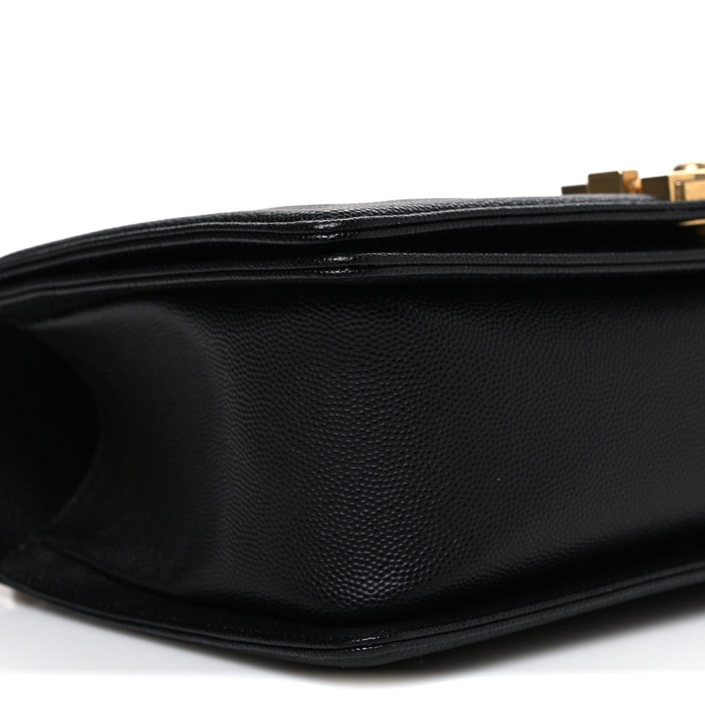 Chanel Caviar Quilted Medium Boy Flap Black