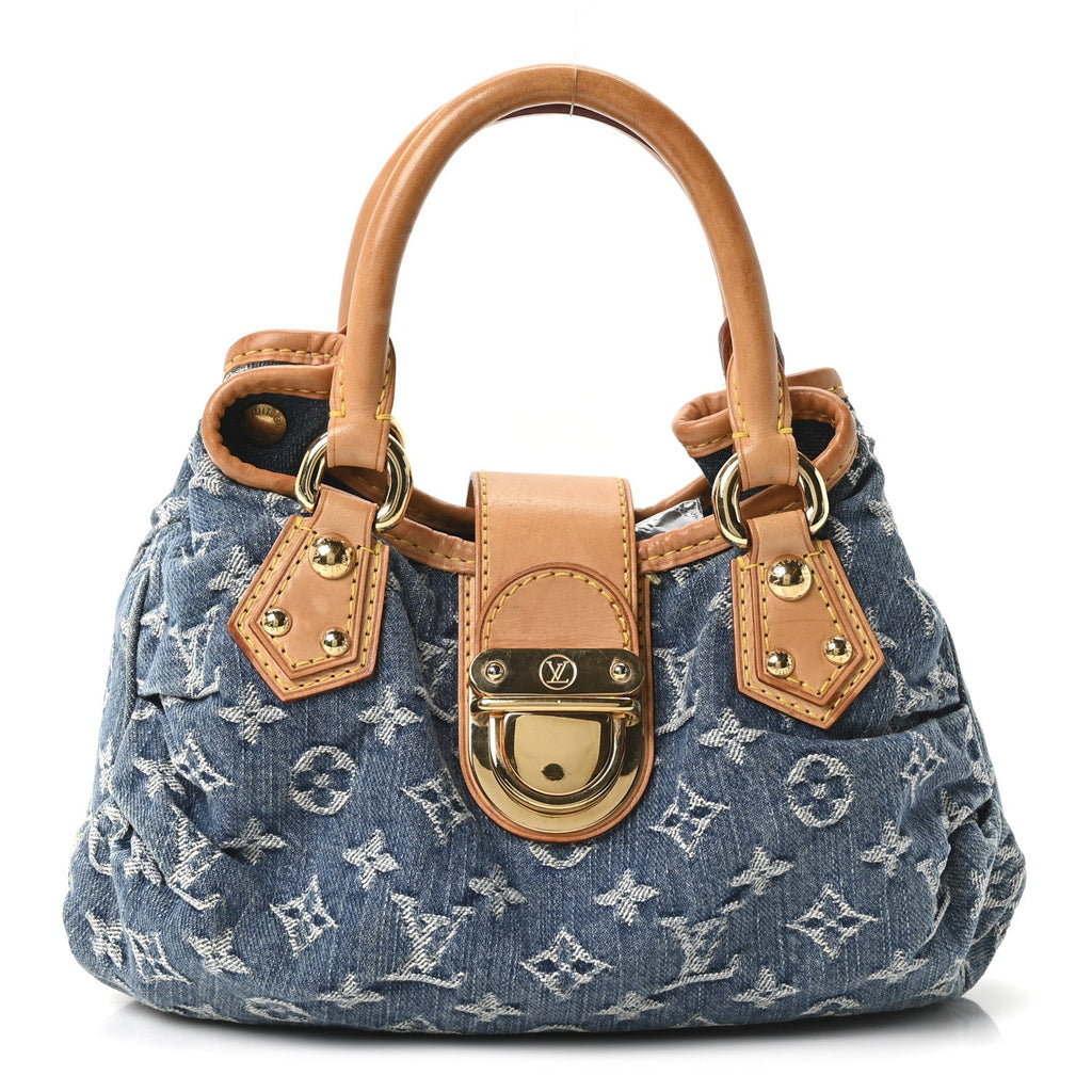 Louis Vuitton Monogram Denim Pleaty Blue