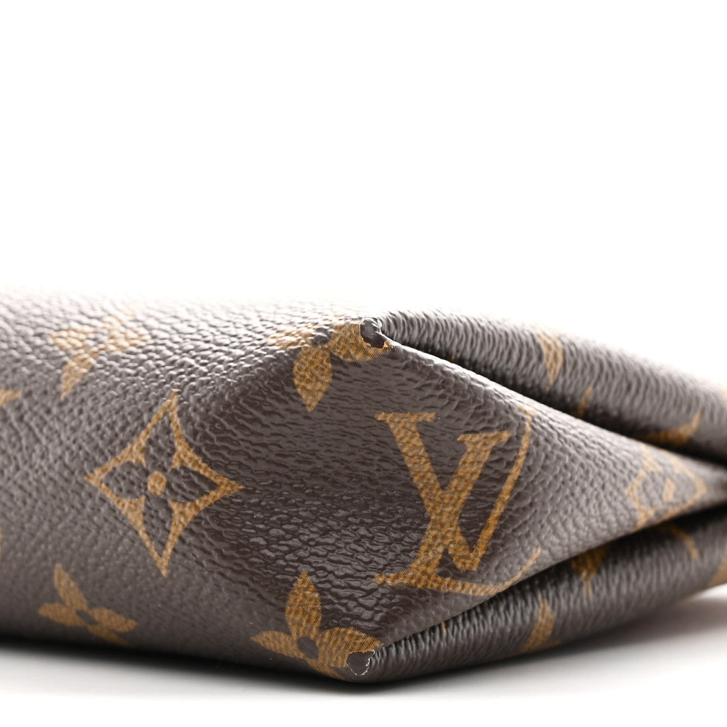 Louis Vuitton Monogram Pallas Clutch Black