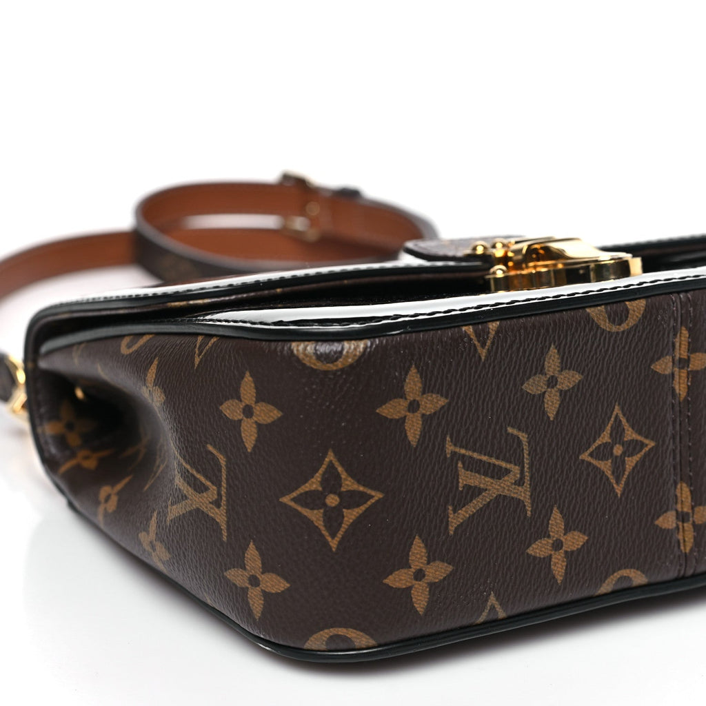 Louis Vuitton Patent Calfskin Monogram Cherrywood BB Black