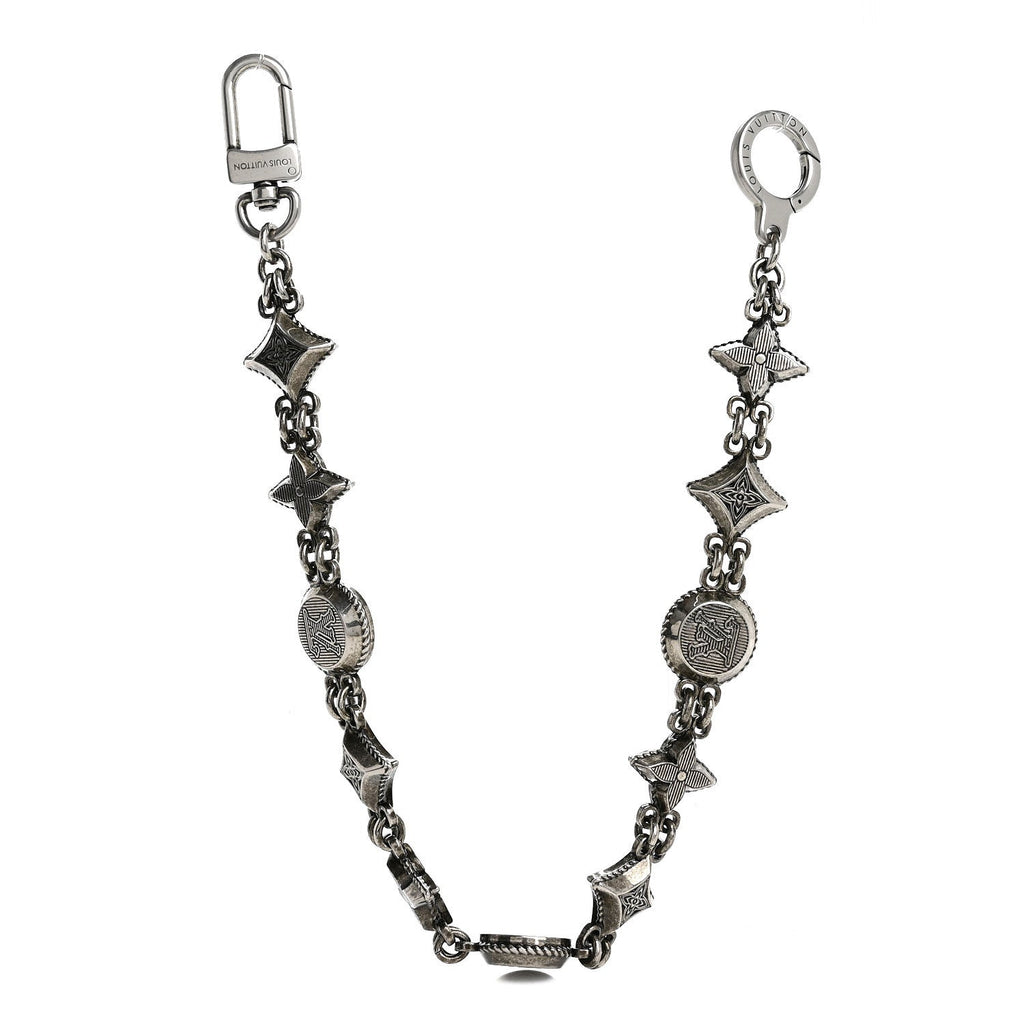 Louis Vuitton Metal Western Chain Belt and Bag Charm