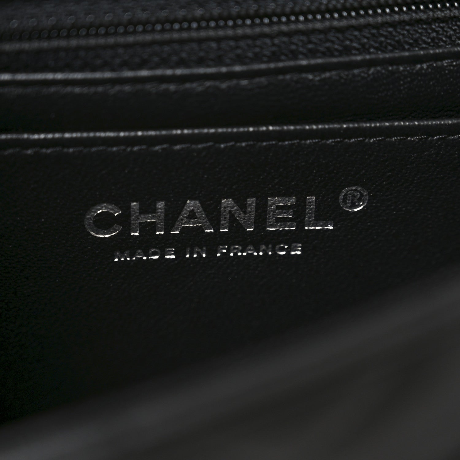 Chanel Lambskin Quilted Mini Rectangular Flap Black