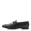 Gucci Calfskin Womens Jordaan Loafers 38.5 Black