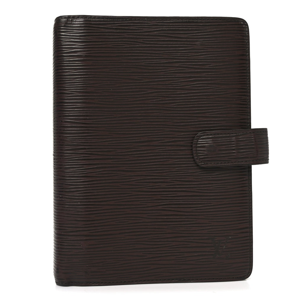 Louis Vuitton Epi Medium Ring Agenda Cover Moka