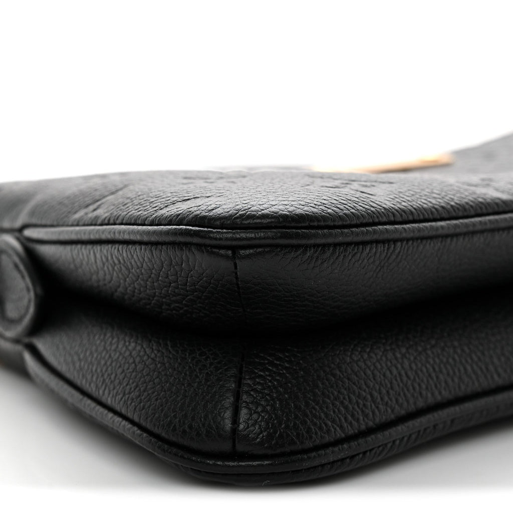 Louis Vuitton Empreinte Monogram Liv Pochette Black