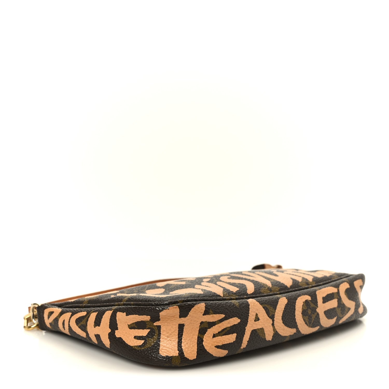 Louis Vuitton Monogram Graffiti Pochette Accessories Peach