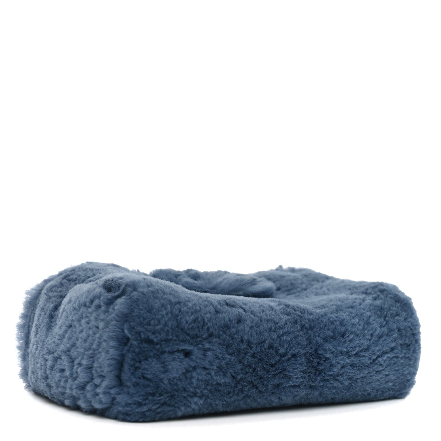 Rabbit Fur Mini CC Pouch Blue
