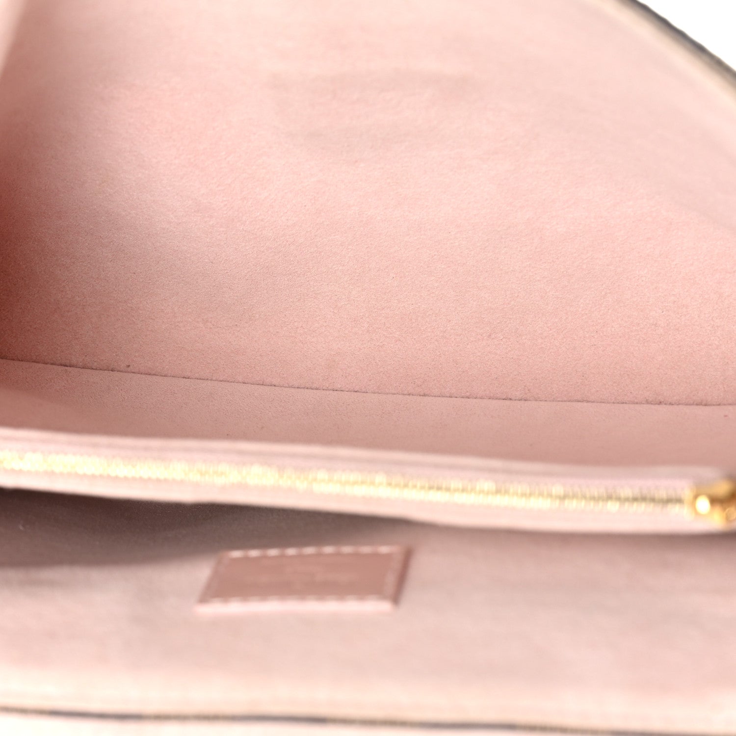 Louis Vuitton Damier Ebene Caissa Clutch Rose Ballerine