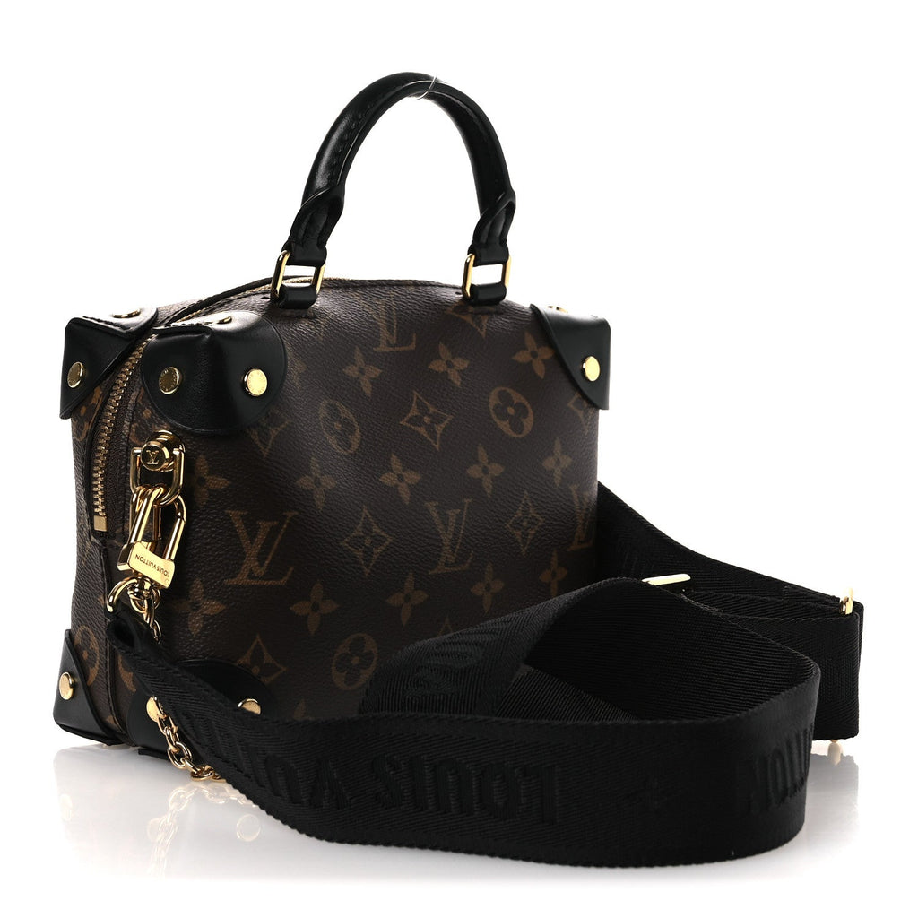 Louis Vuitton Monogram Petite Malle Souple Black