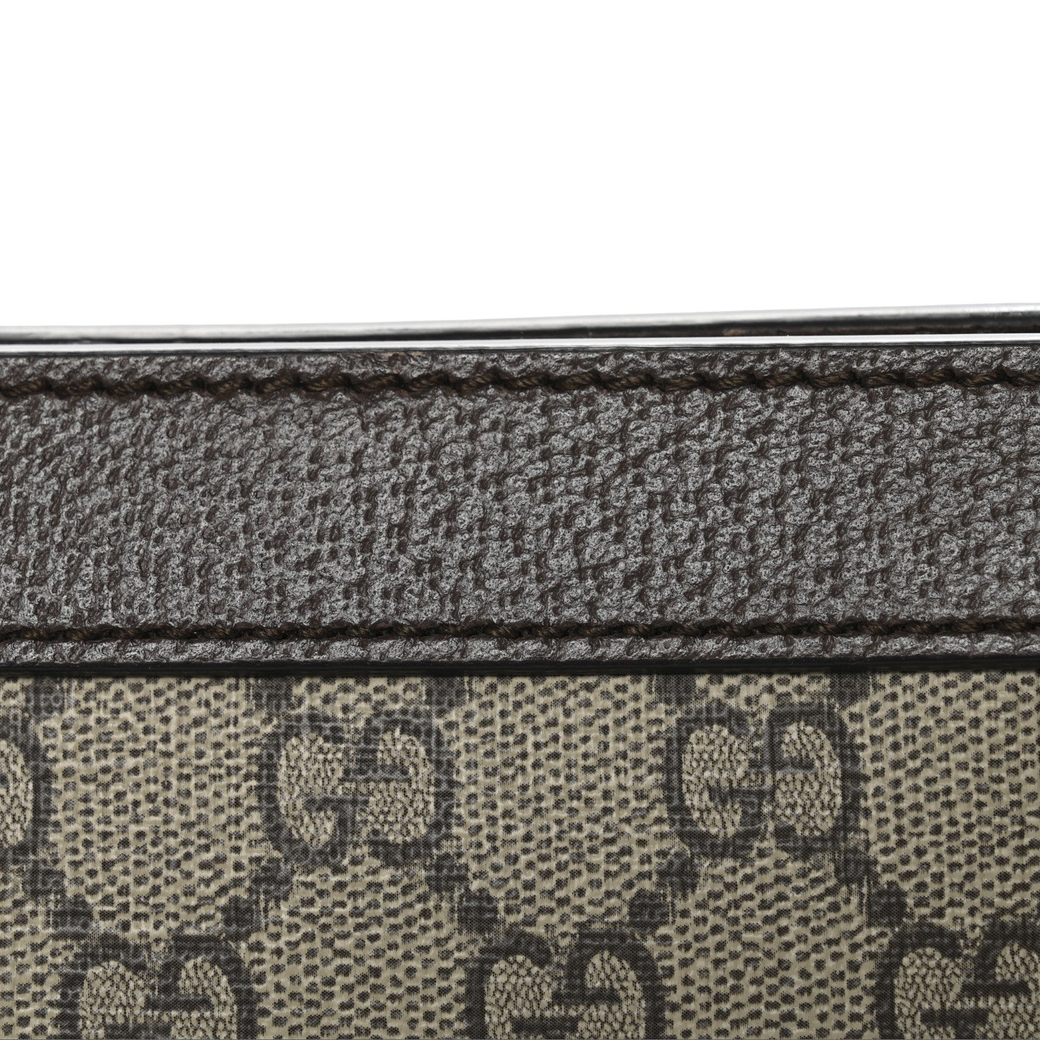 Gucci GG Supreme Monogram Web Small Ophidia Chain Shoulder Bag Brown