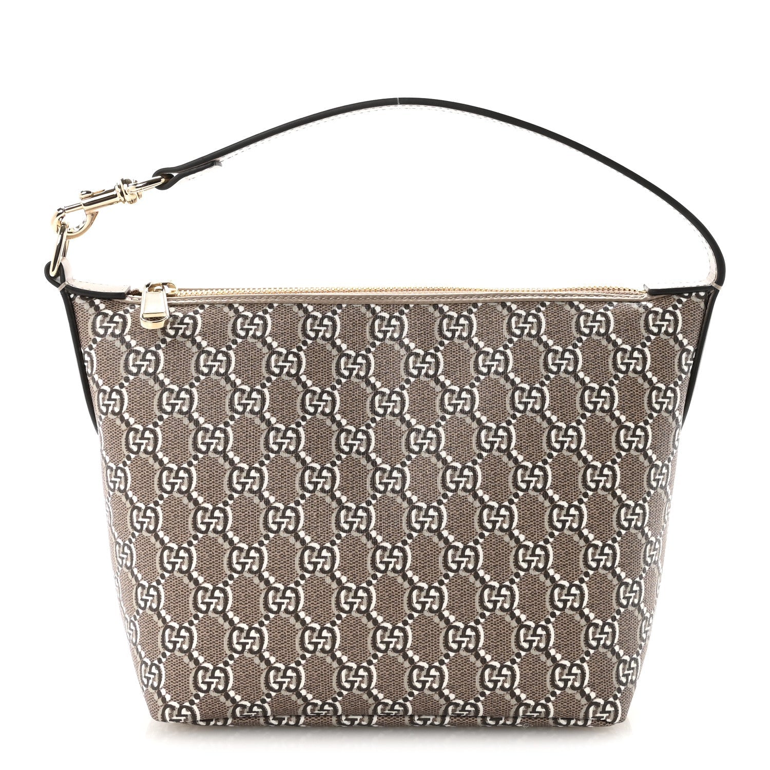 Gucci GG Shadow Monogram Super Mini Ophidia Shoulder Bag Taupe