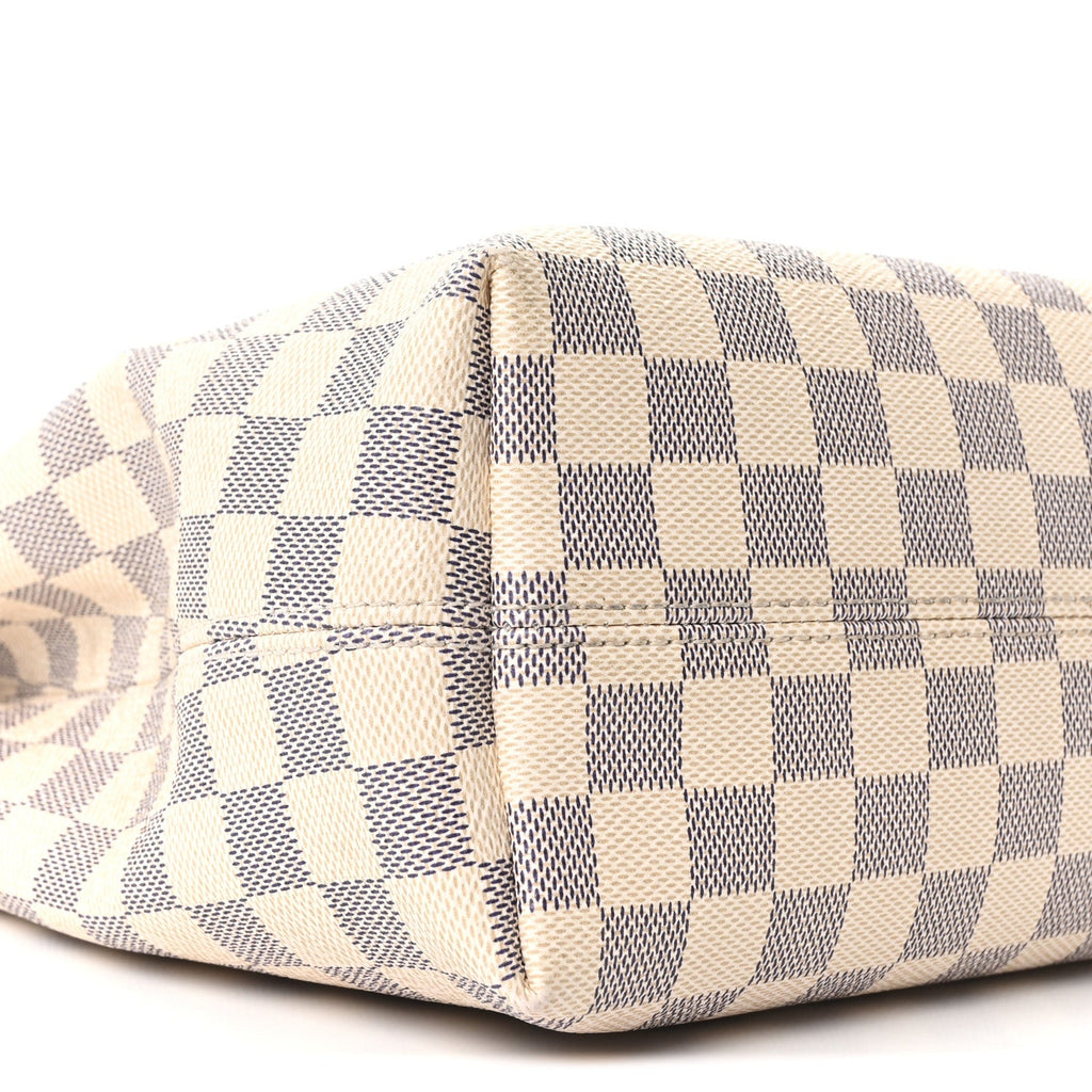 Louis Vuitton Damier Azur Graceful PM Rose Ballerine