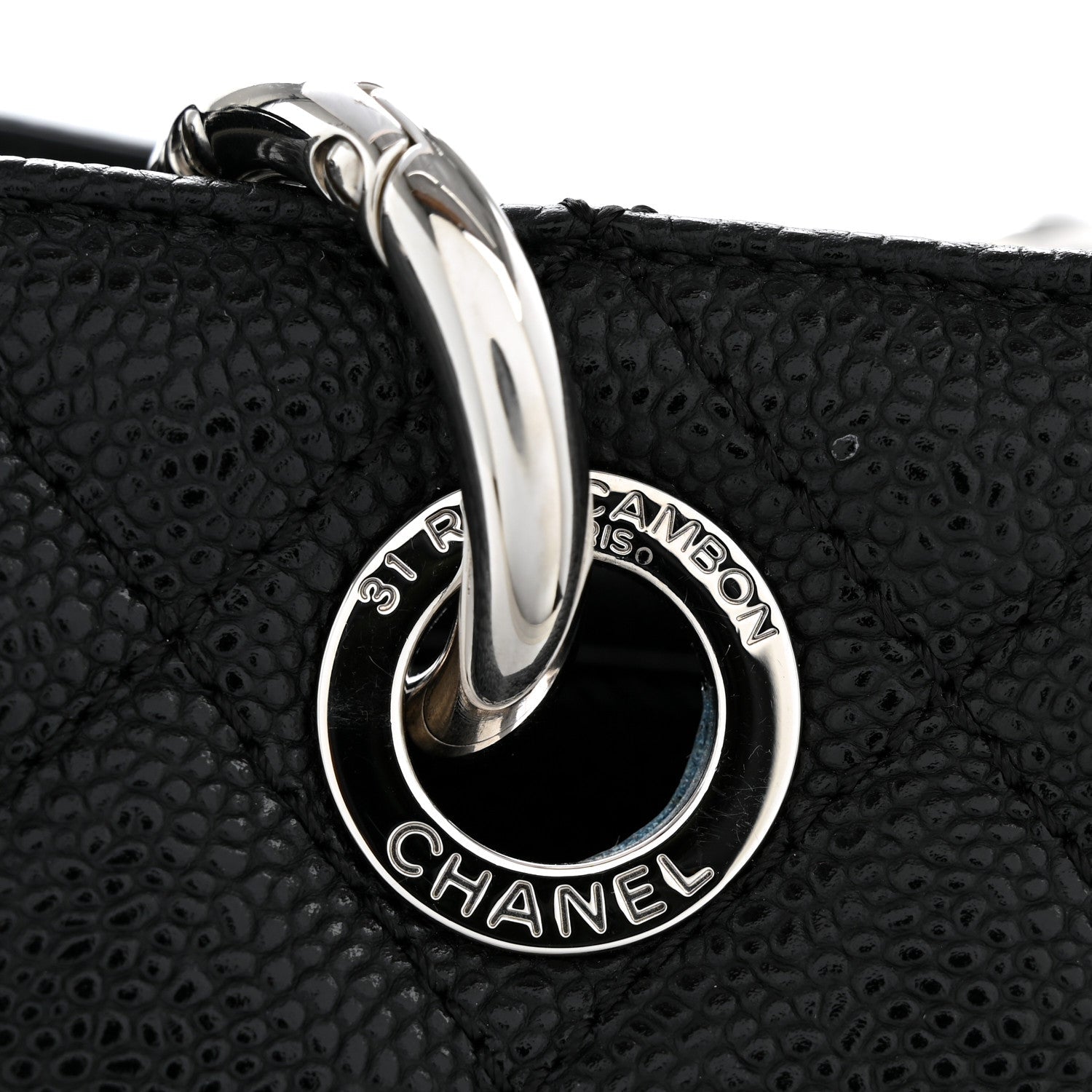 Chanel Caviar Quilted Grand Shopping Tote GST Black