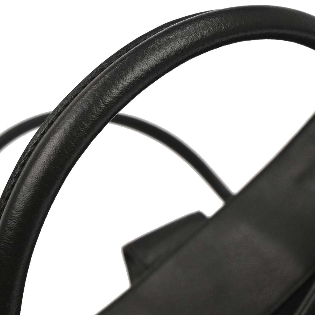 Chanel Black Calfskin Cerf Executive Tote 2way Shoulder Bag