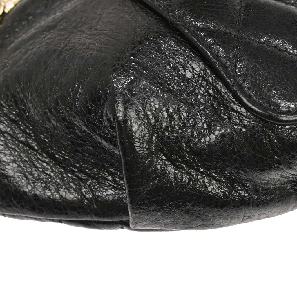Chanel Black Calfskin Waist Bum Bag