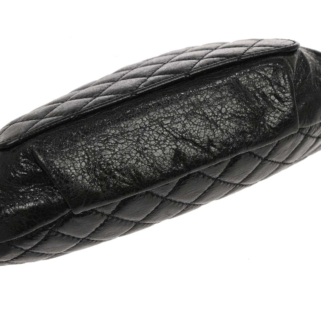 Chanel Black Calfskin Waist Bum Bag
