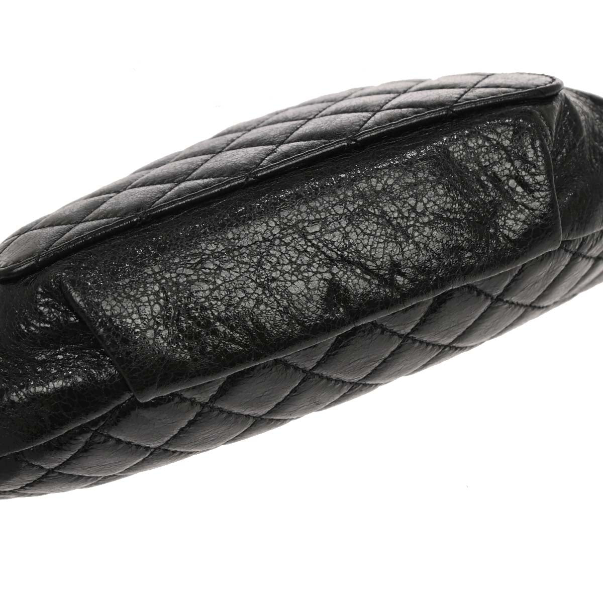 Chanel Black Calfskin Waist Bum Bag