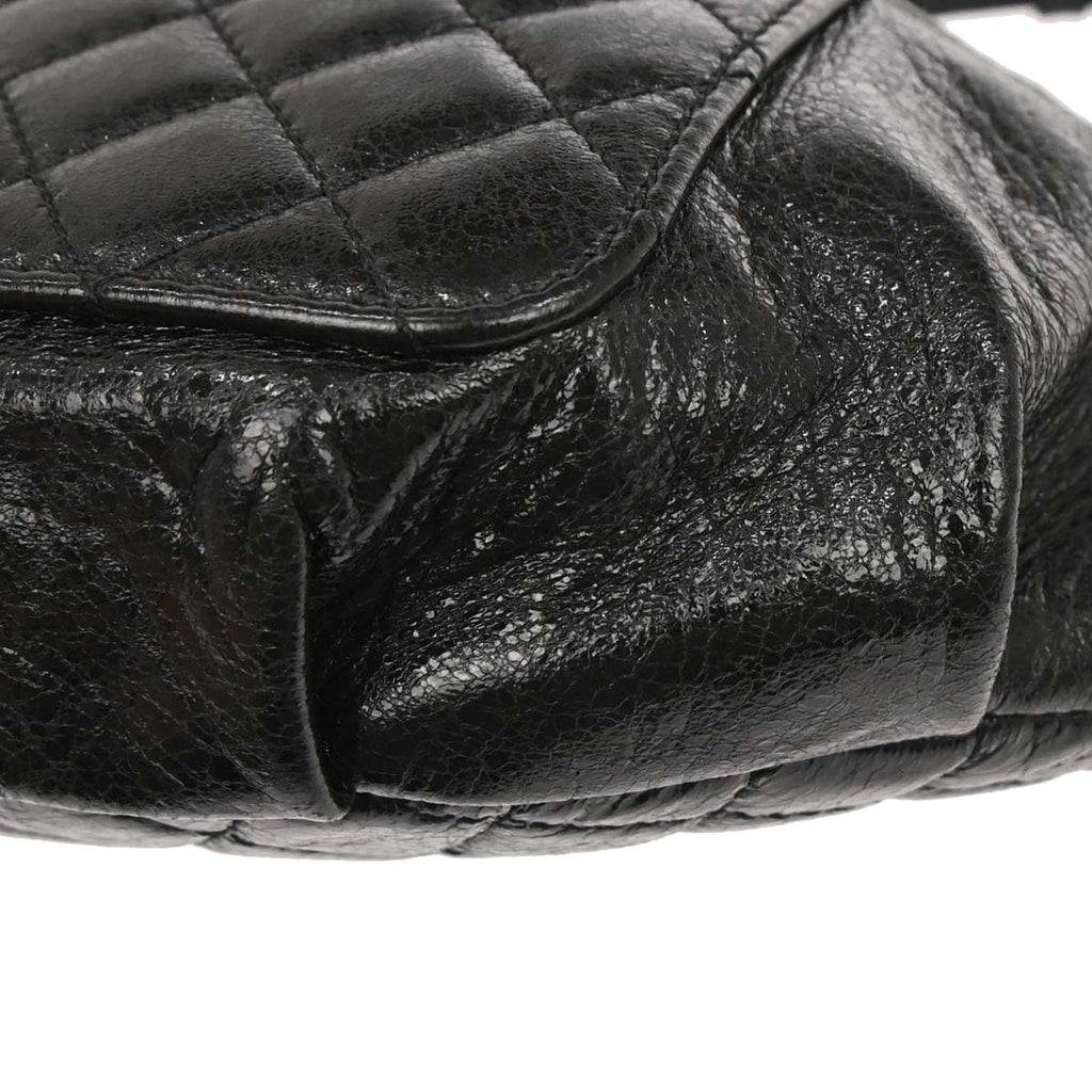 Chanel Black Calfskin Waist Bum Bag
