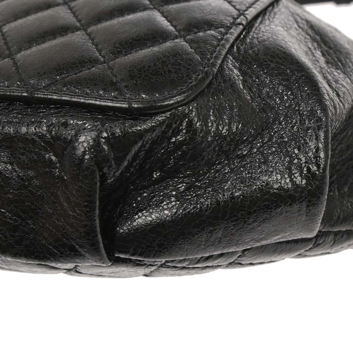 Chanel Black Calfskin Waist Bum Bag