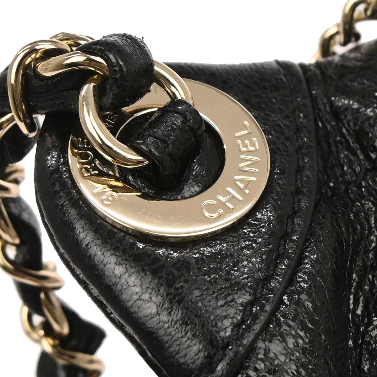 Chanel Black Calfskin Waist Bum Bag