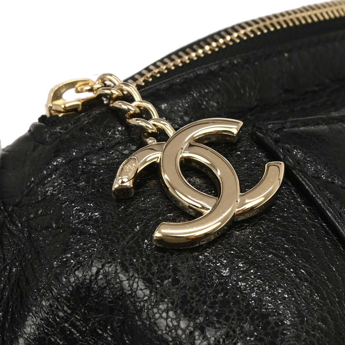 Chanel Black Calfskin Waist Bum Bag